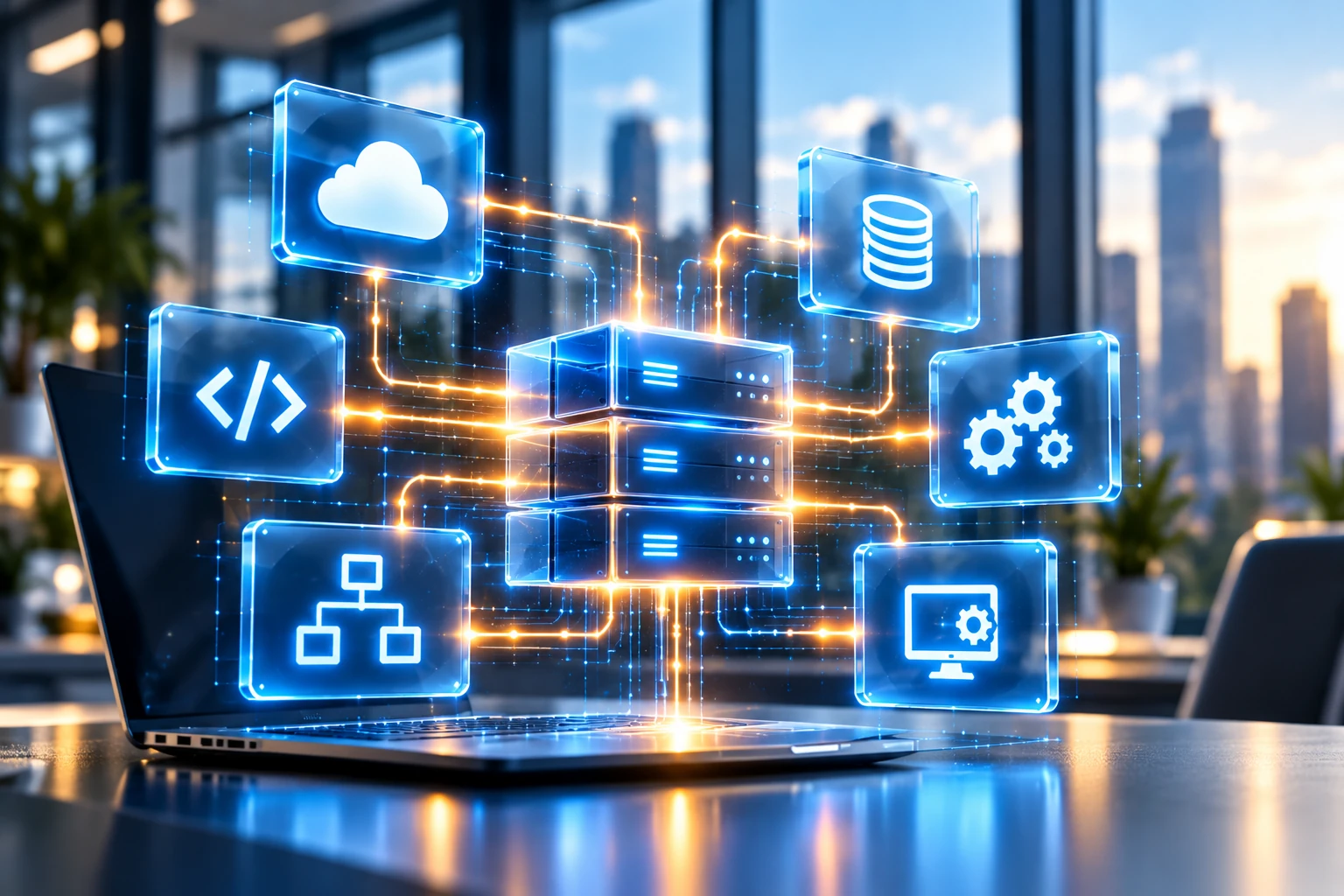 Illustration zu Automatisierung und Integration