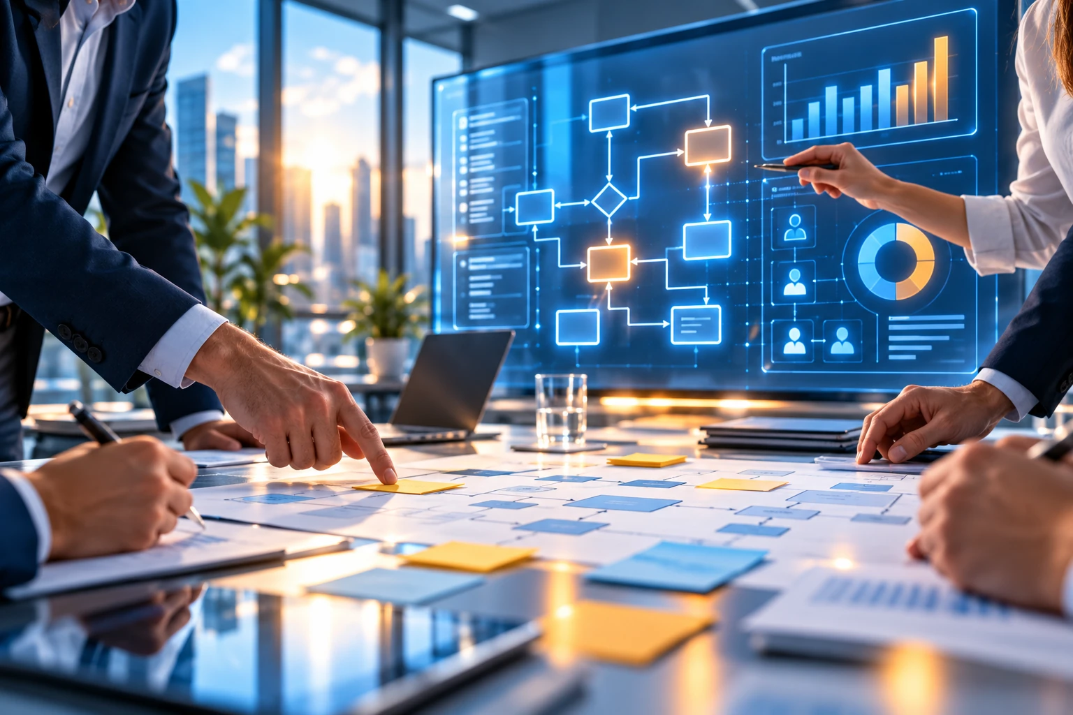Illustration zu Projektleitung und Business Analyse